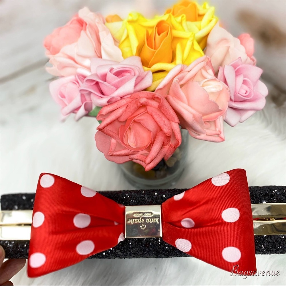 FIRM PRICE kate spade Minnie Mouse black clutch - Picture 3 of 8